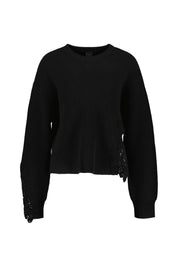 Strickpullover aus Wollmix - Z99 Black - Schwarz