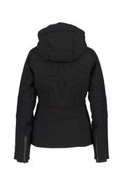 Skijacke VIENNA mit Kapuze - Black - Schwarz