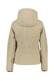 Skijacke VIENNA mit Kapuze - Light Beige - Beige