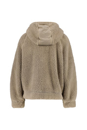 Teddyjacke CREAMY mit Kapuze - 0772 Mastic - Braun