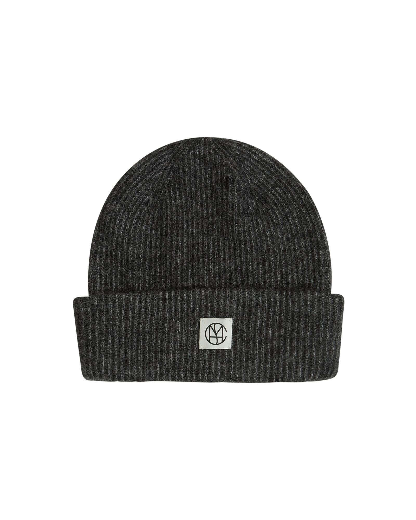 Strickmütze aus Wollmix - DGM - Grau