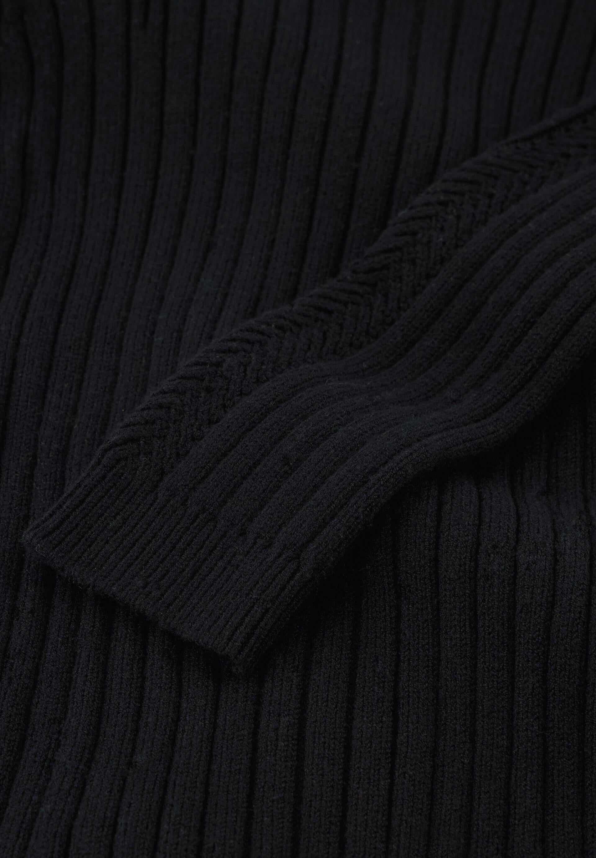 Strickjacke VESTA aus Viskosemix - 9001 Black - Schwarz