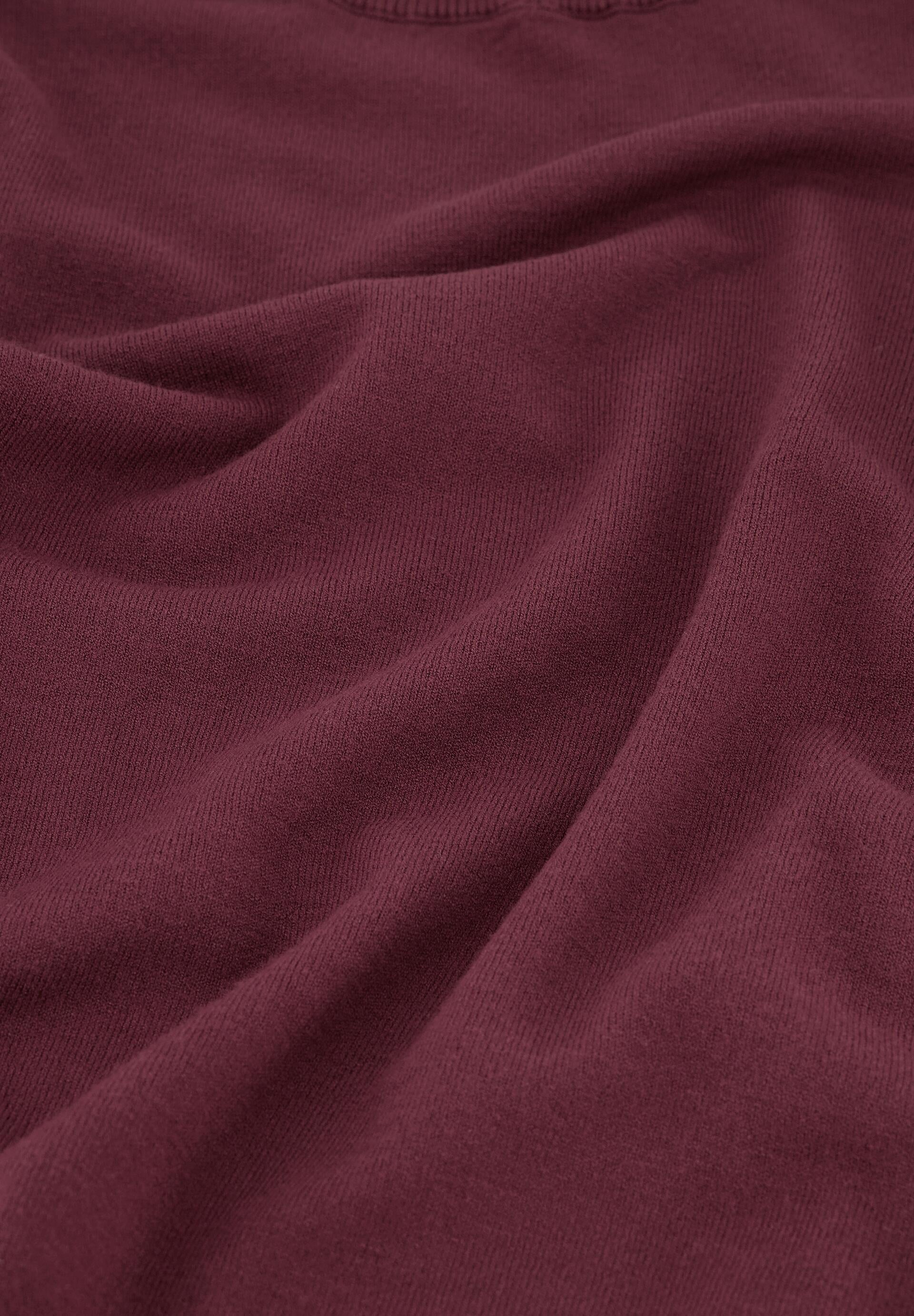 Strickpullover MOLLY mit Ballonärmeln - 6602 Deep Burgundy - Rot