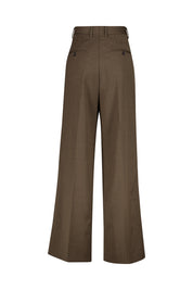 Bundfaltenhose DARCEY Wide Leg - 0091 Walnut Brown - Braun