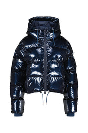 Steppjacke ALTA mit Kapuze - Spill - Blau