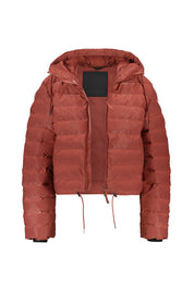 Steppjacke LOHJA mit Kapuze - Honor - Rot
