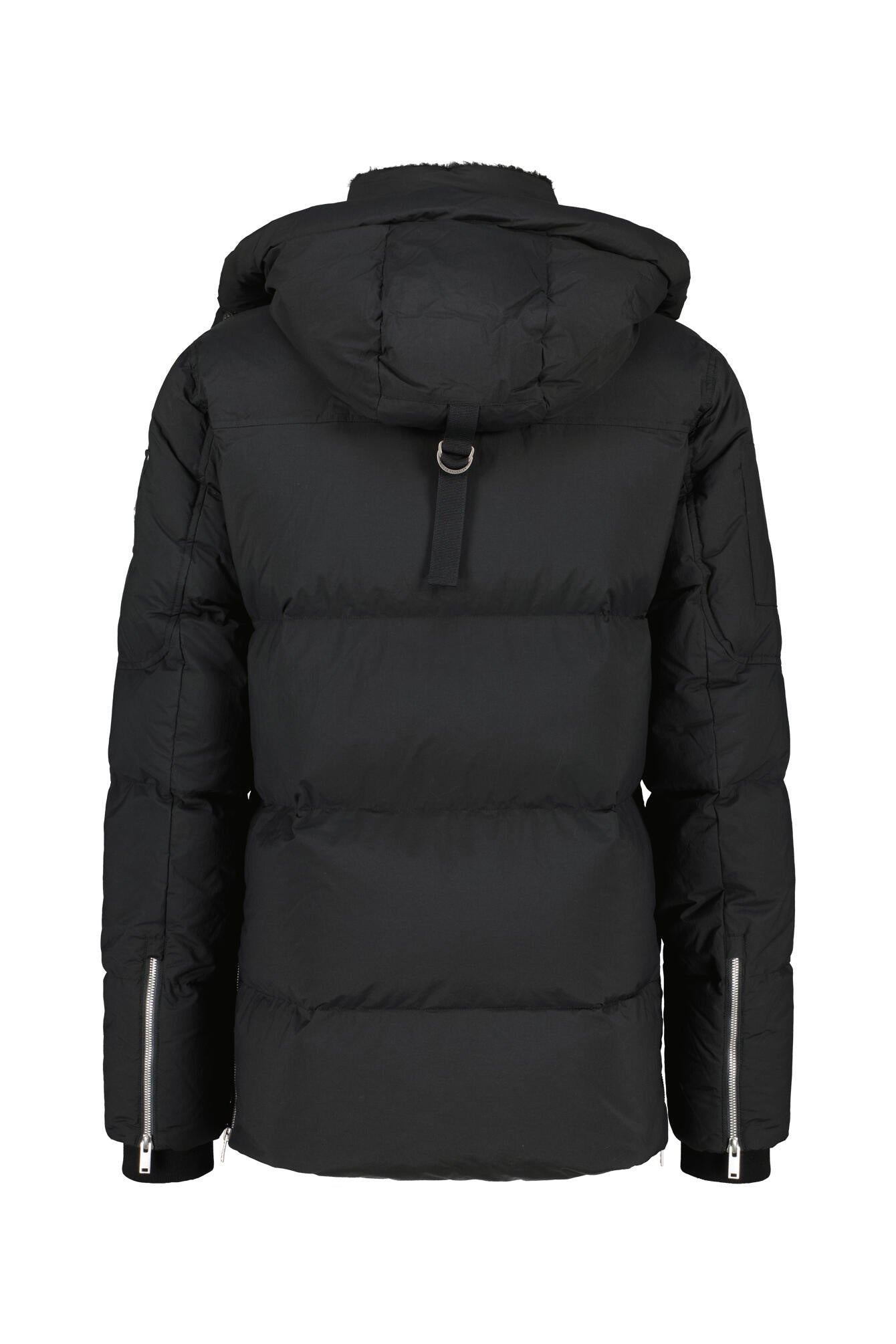 Daunenjacke mit abnehmbarer Kapuze - 292 Black - Schwarz