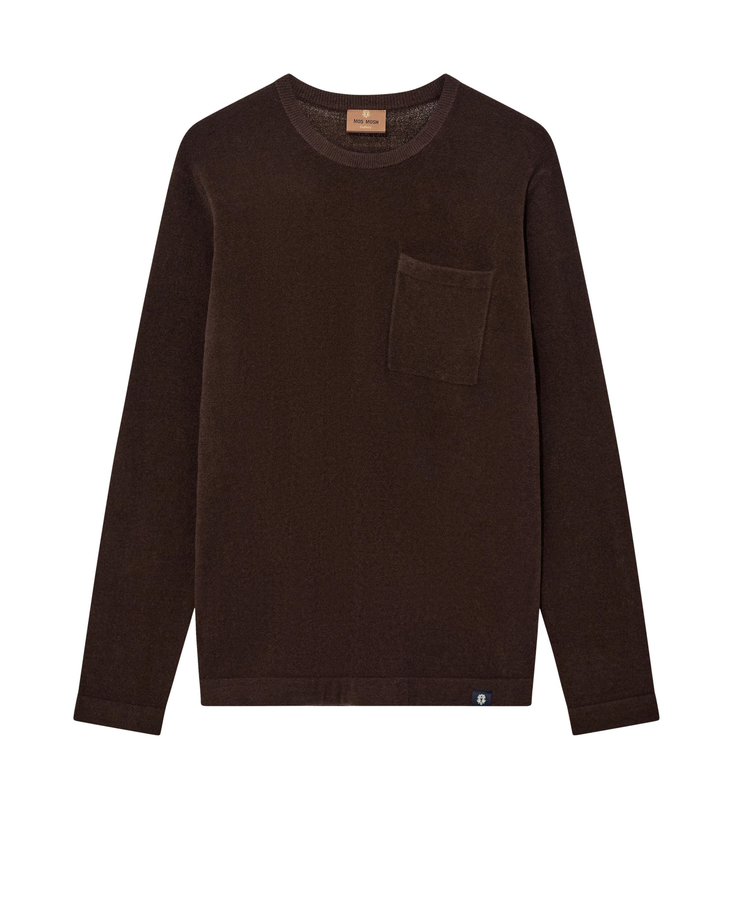 Strickpullover KYLE aus Wollmix - 769 Chocolate Brown - Braun