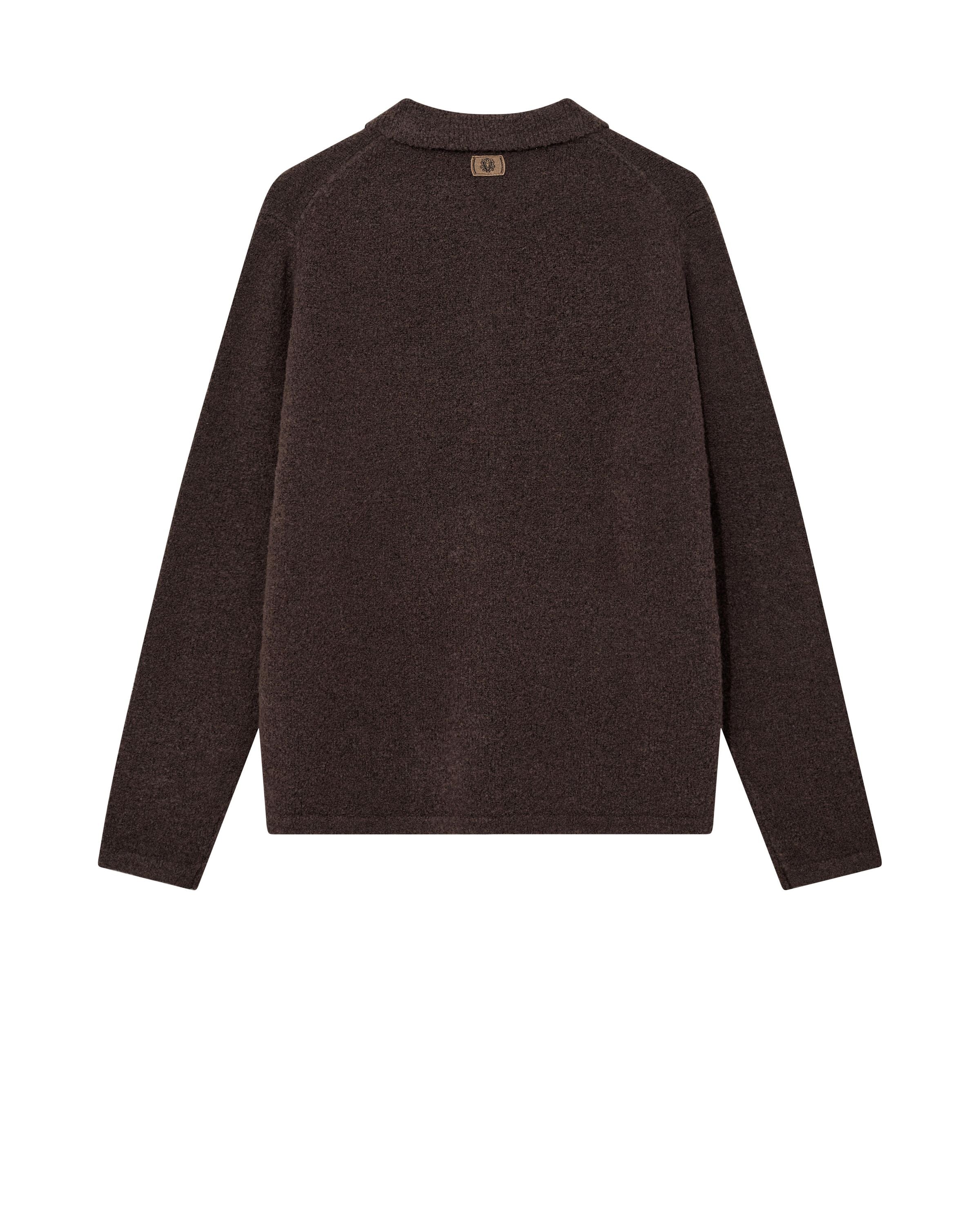 Strickpullover RYAN aus Wolmix - 769 Chocolate Brown - Braun