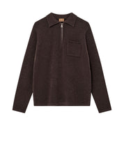 Strickpullover RYAN aus Wolmix - 769 Chocolate Brown - Braun