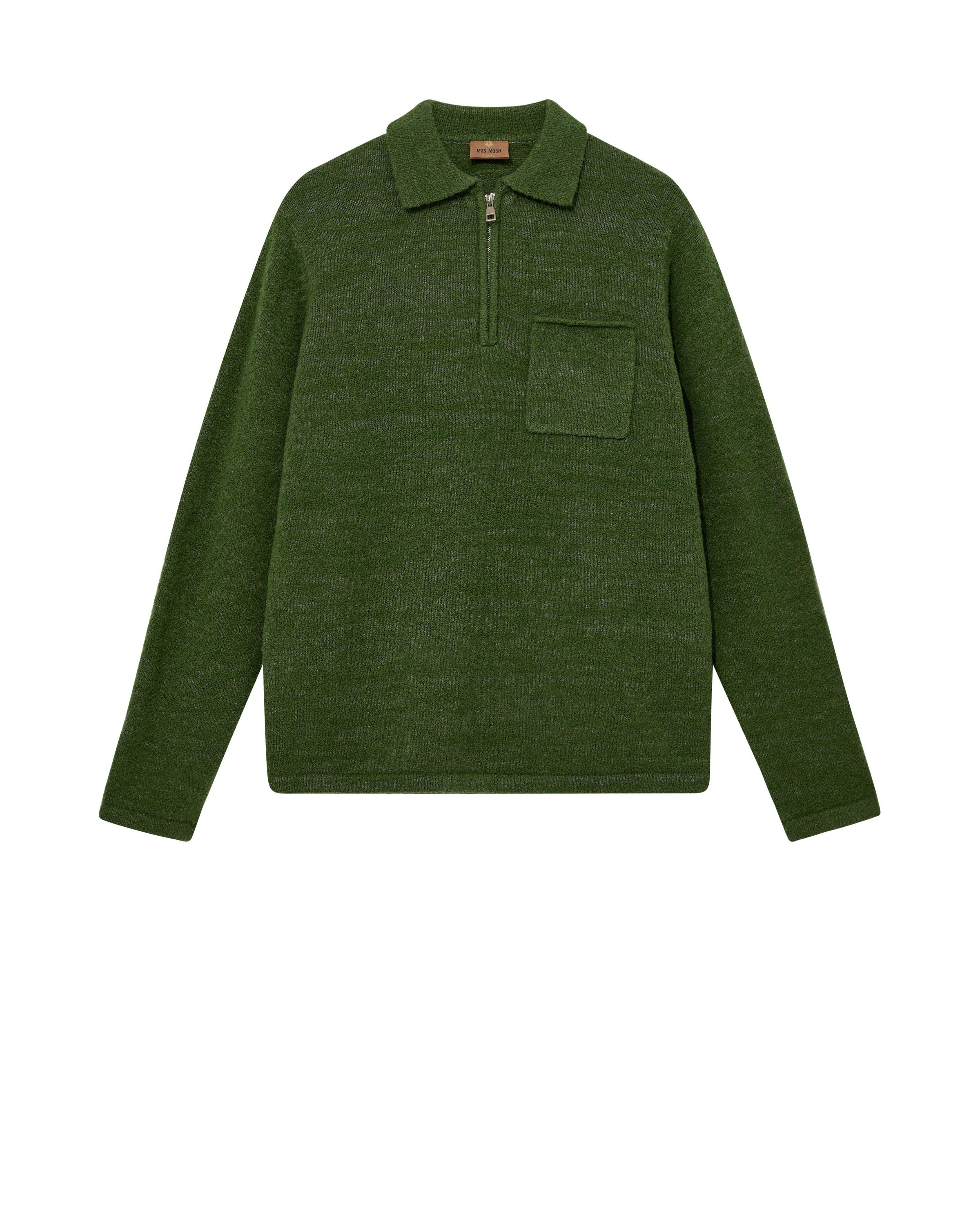 Strickpullover RYAN aus Wolmix - 960 Cactus - Grün