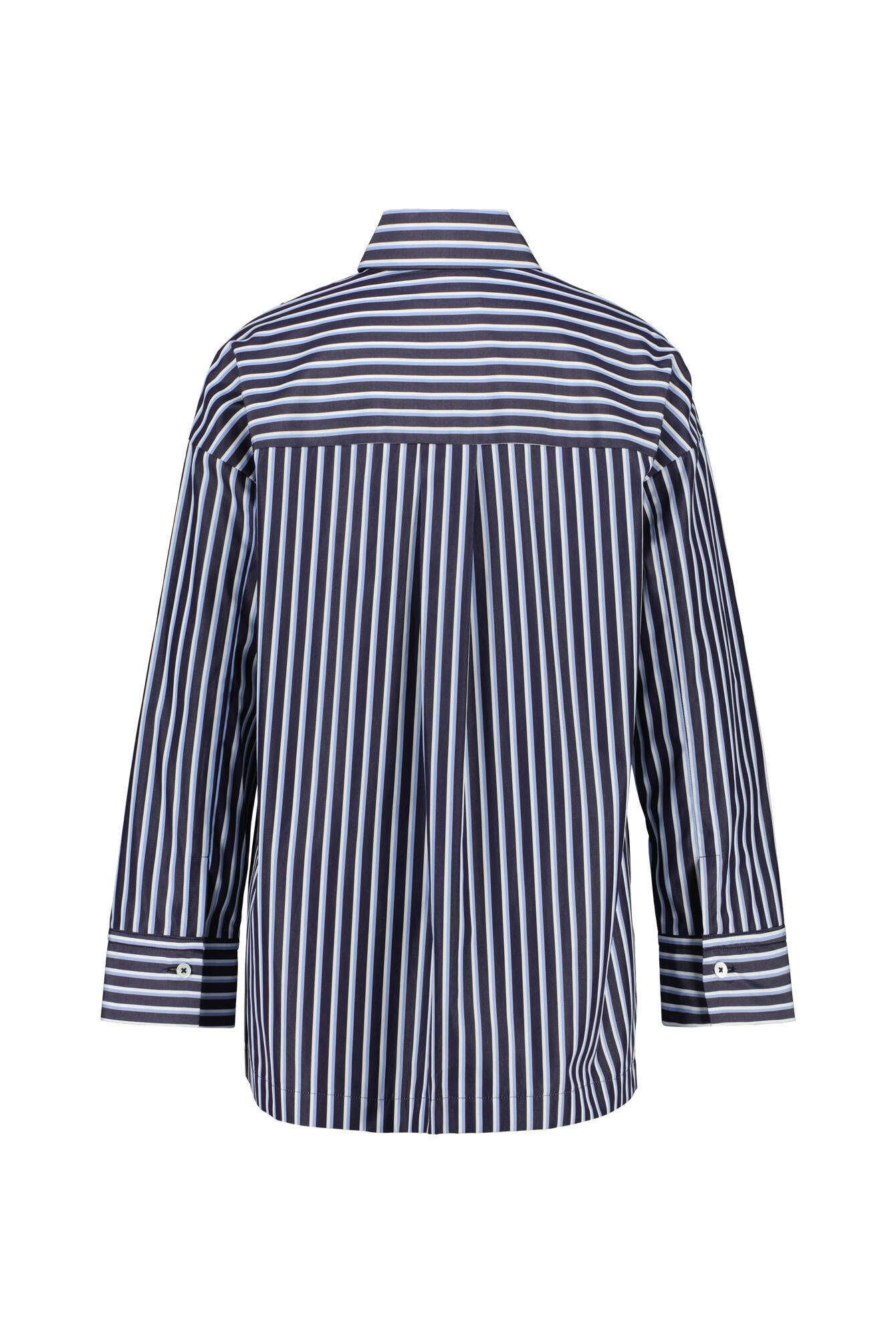 Hemdbluse aus Baumwolle - 697 Marine - Blau