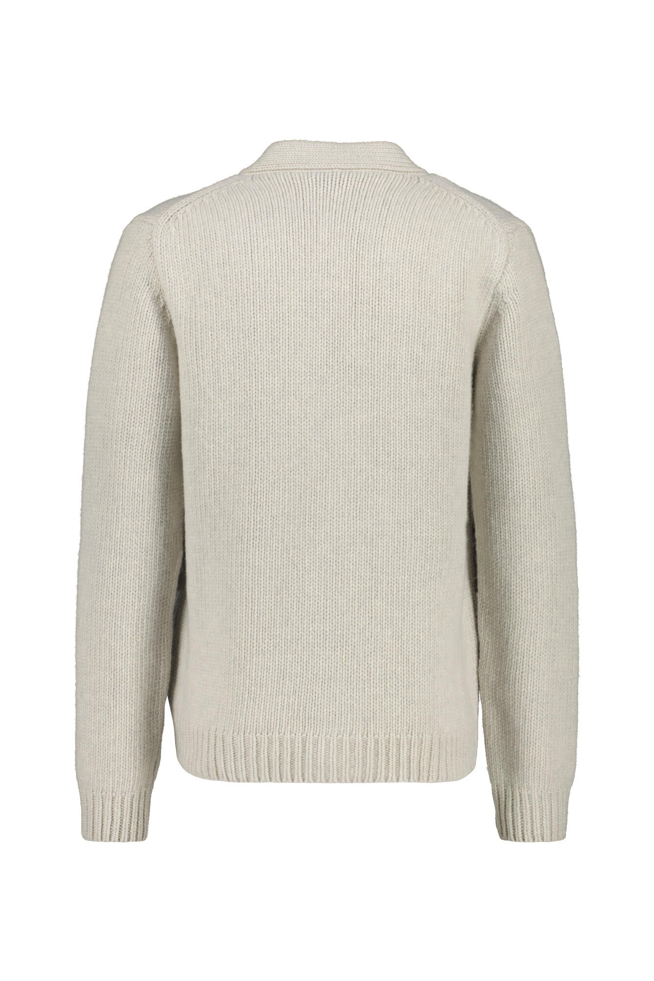 Strickjacke aus Wolle - Light Grey - Grau