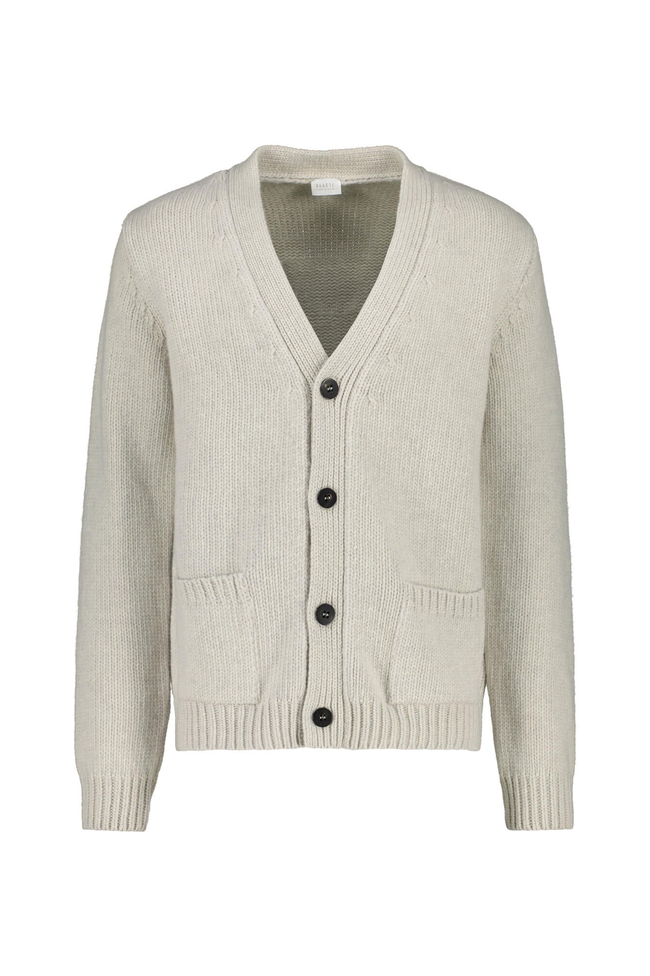 Strickjacke aus Wolle - Light Grey - Grau