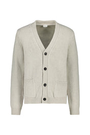 Strickjacke aus Wolle - Light Grey - Grau