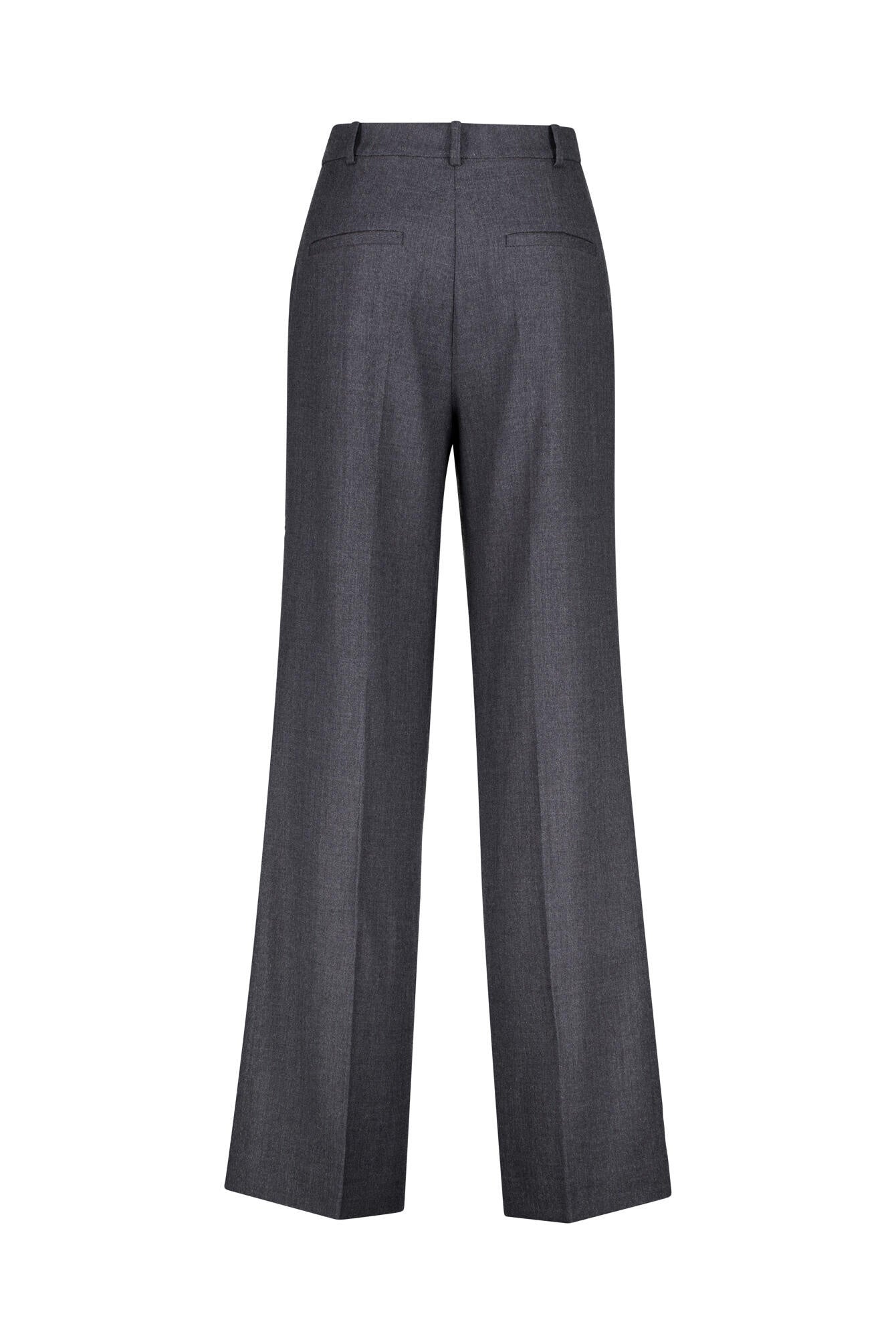 Businesshose TRENT Wide Leg - Dark Grey - Grau