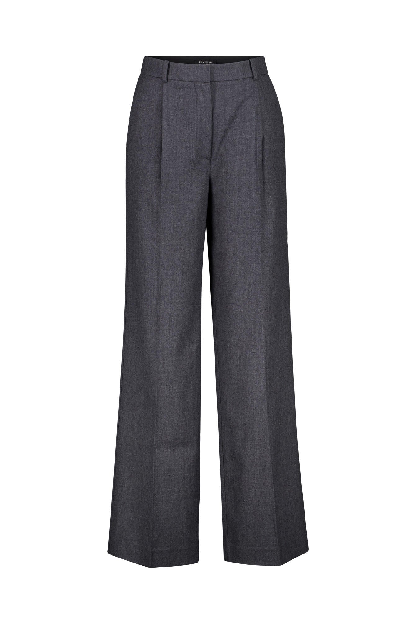 Businesshose TRENT Wide Leg - Dark Grey - Grau