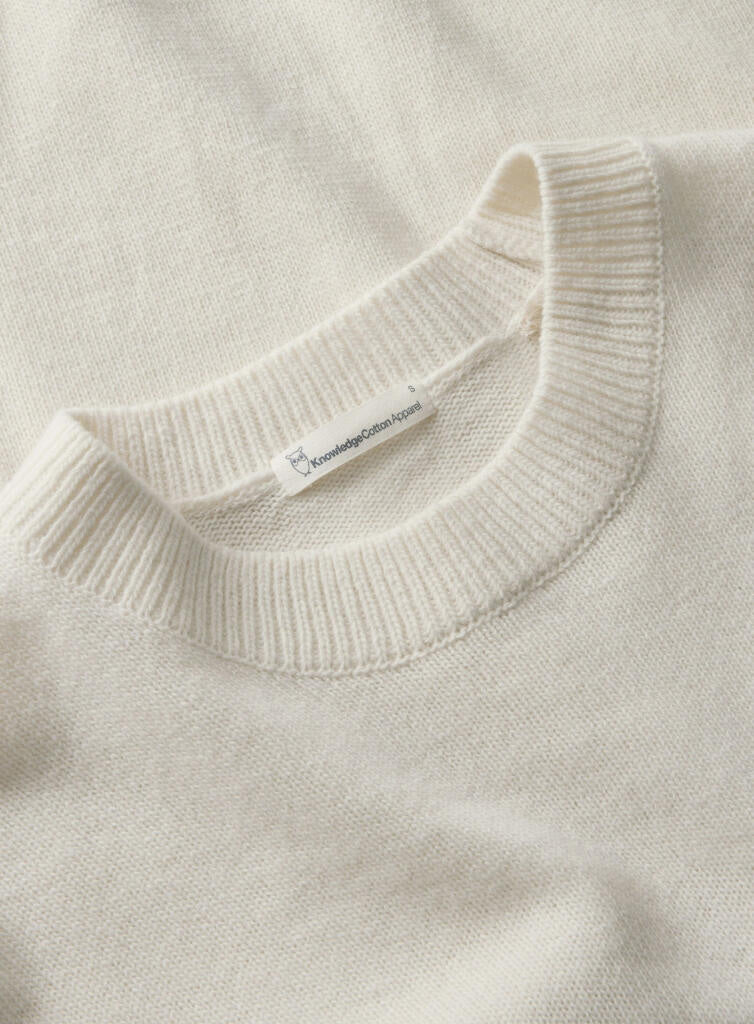 Strickpullover aus Wolle - 1387 Egret - Weiß