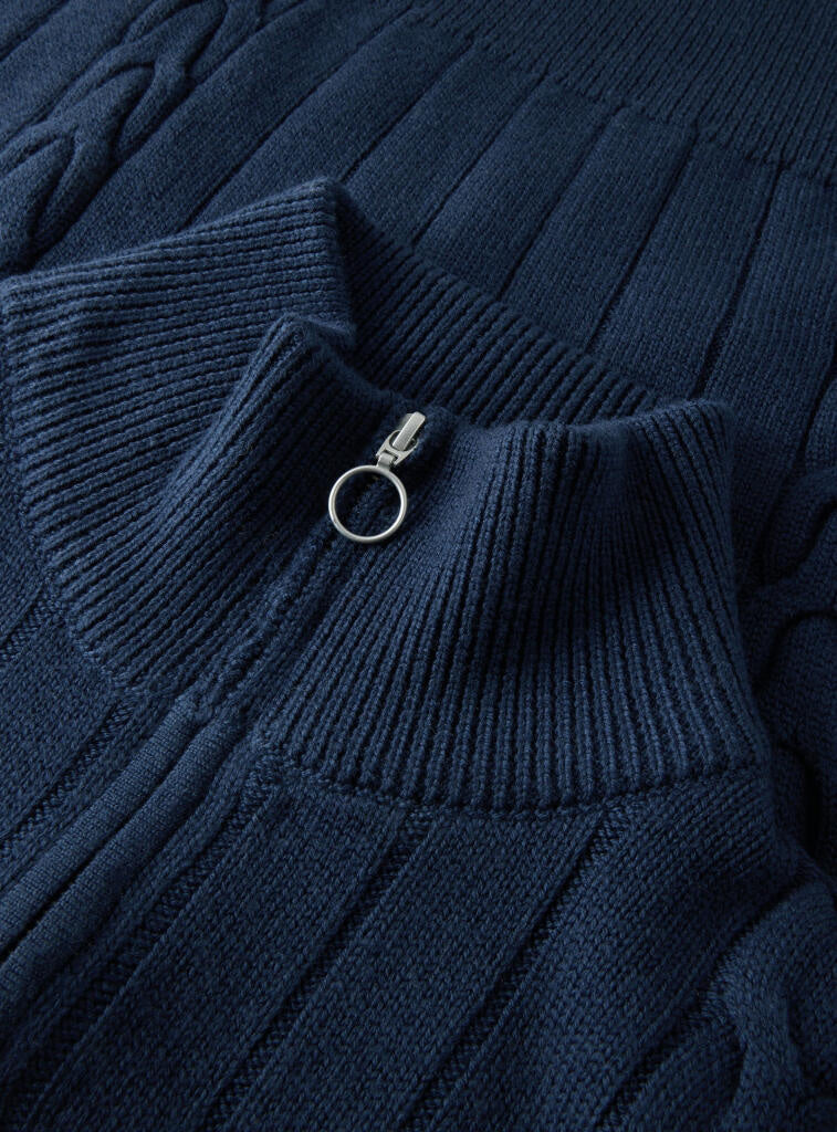 Strickpullover aus Merinowolle - 1001 Total Eclipse - Blau
