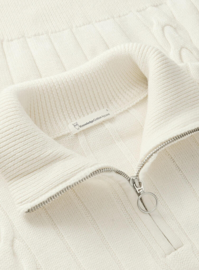 Strickpullover aus Merinowolle - 1387 Egret - Weiß