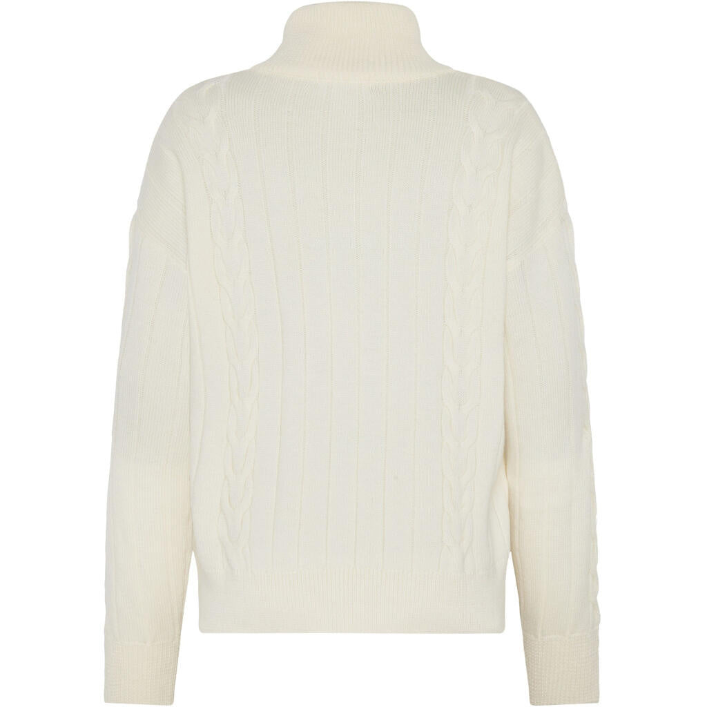 Strickpullover aus Merinowolle - 1387 Egret - Weiß