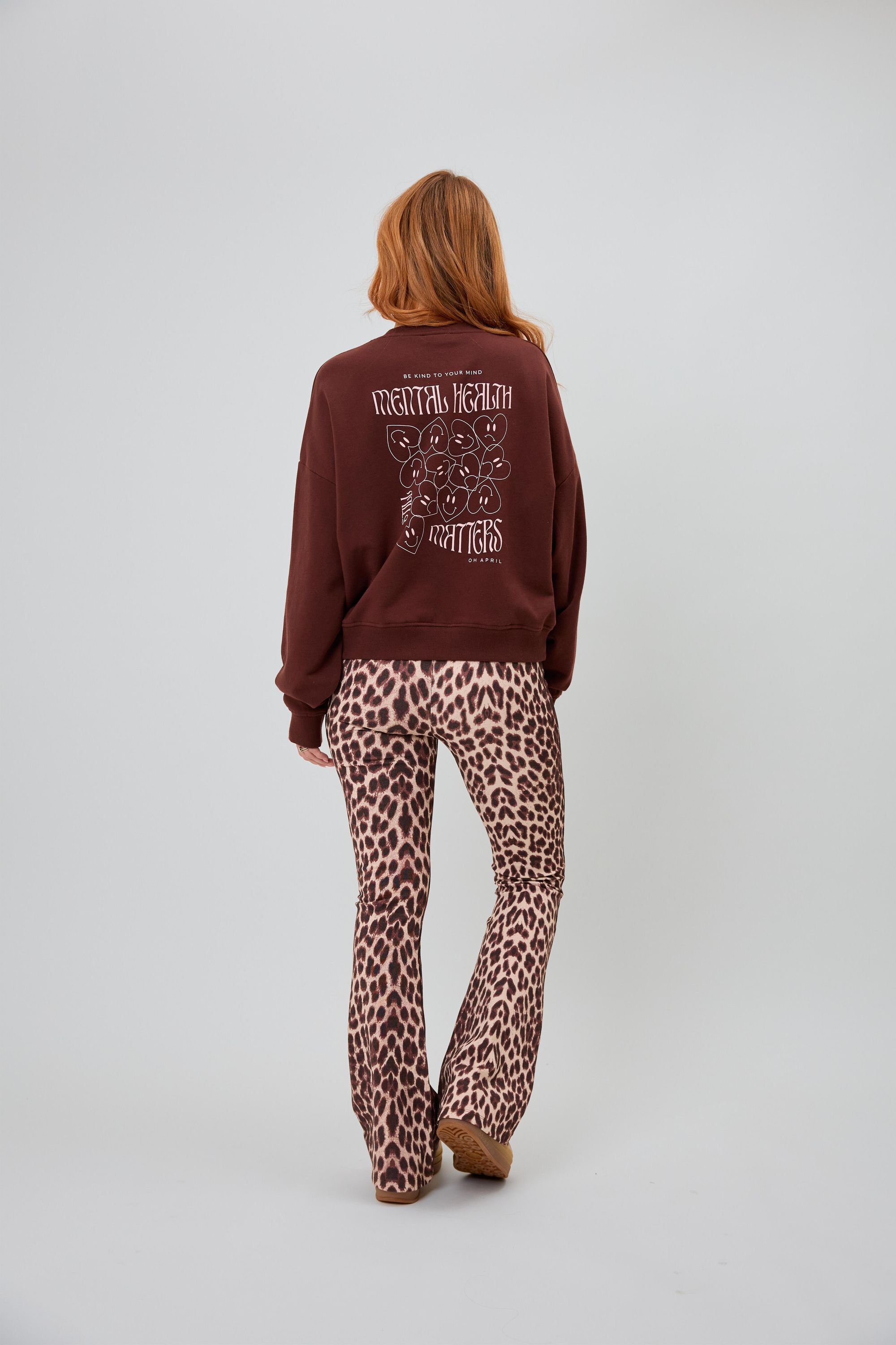 Regular Sweater MENTAL HEALTH - Brown - Braun