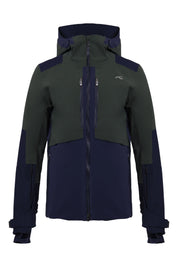Skijacke LIGETY HEXAIR mit Kapuze - Canopy/Navy - Grün