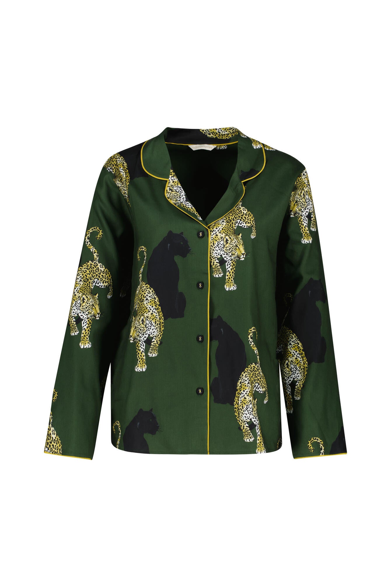 Schlafshirt aus Baumwollmix - Olive Green - Grün