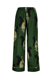 Schlafhose aus Baumwollmix - Olive Green - Grün