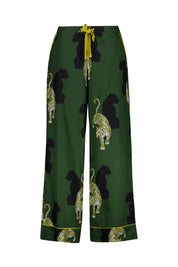 Schlafhose aus Baumwollmix - Olive Green - Grün