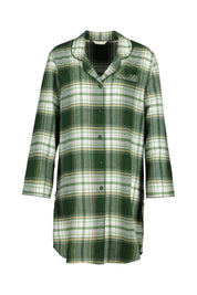Schlafshirt aus Baumwolle - Olive Green - Grün