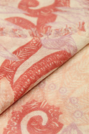 Tuch INKE aus Wolle - 260C - Rosa