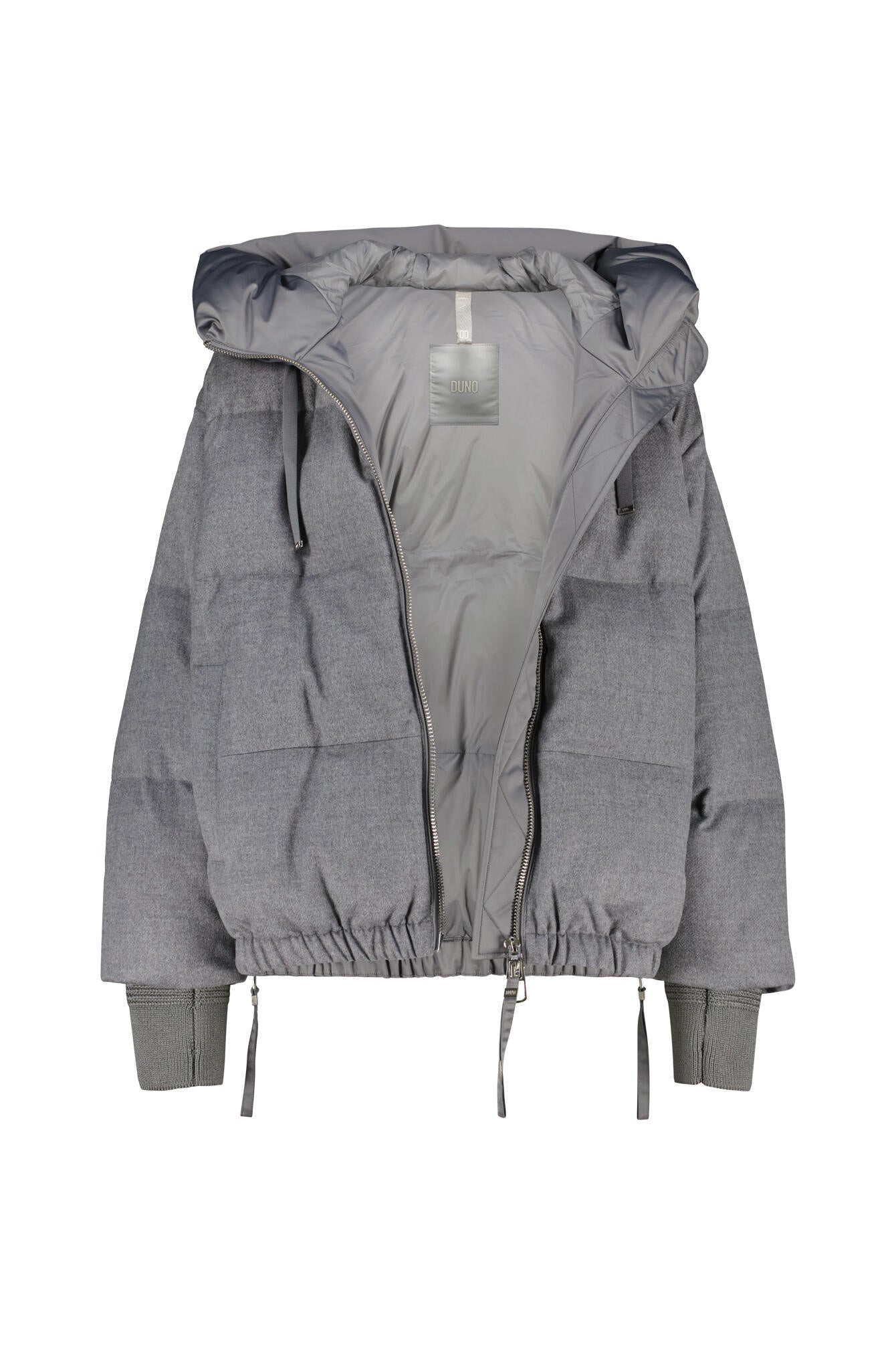 Daunenjacke HEKA 75 aus Wollmix - 410 Taupe Grey - Blau