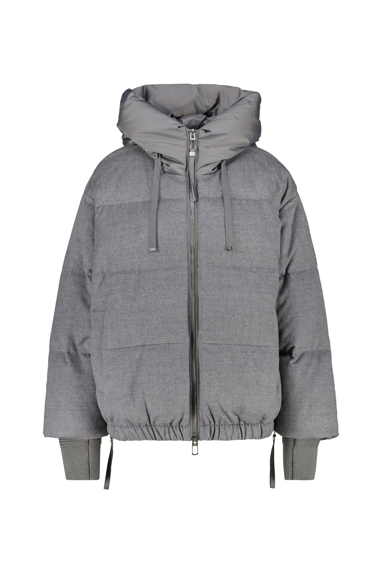 Daunenjacke HEKA 75 aus Wollmix - 410 Taupe Grey - Blau