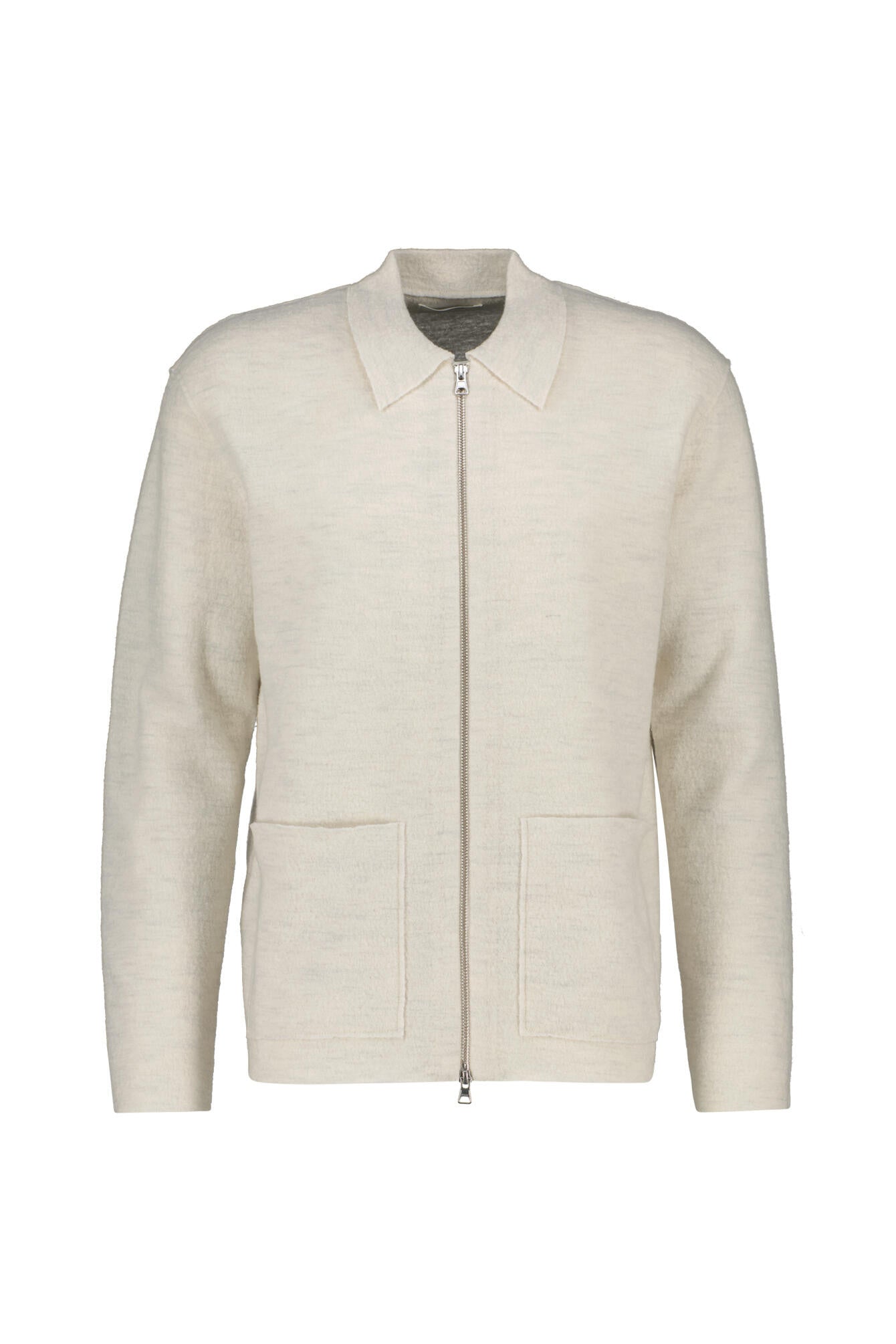 Overshirt JONAS aus Wolle - Ivory - Weiß