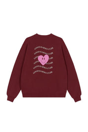 Sweatshirt GOOD KARMA aus Baumwollmix - Merlot - Rot