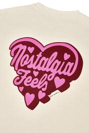 Sweatshirt NOSTALGIA aus Baumwollmix - Offwhite - Creme