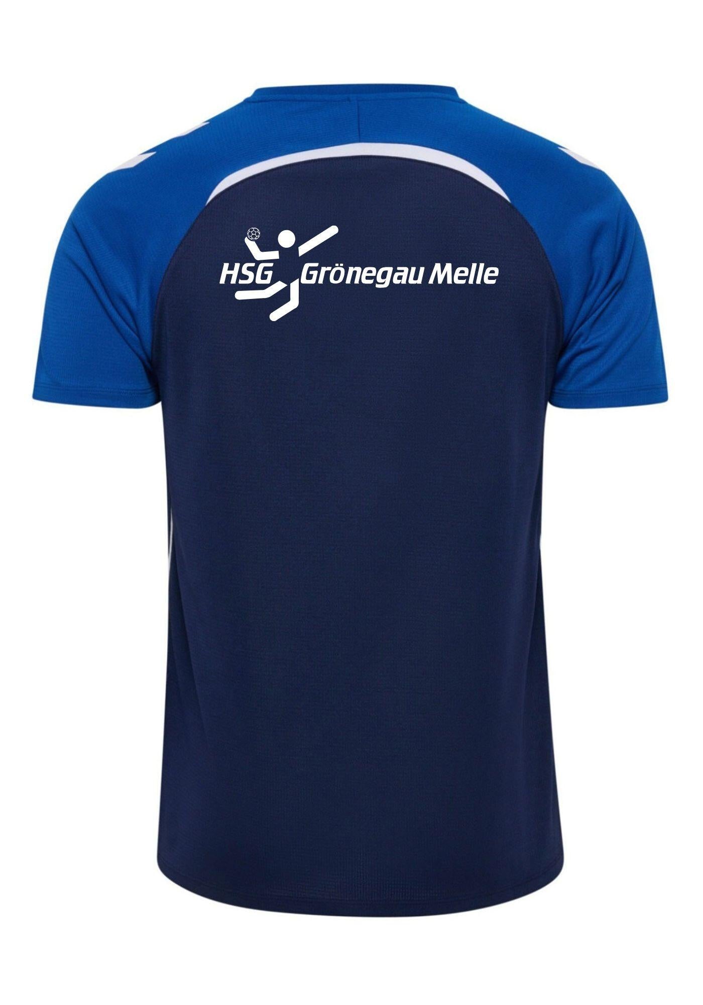 HSG Grönegau Melle Trainingsshirt Damen - 8607 TRUE BLUE/MARINE - Blau