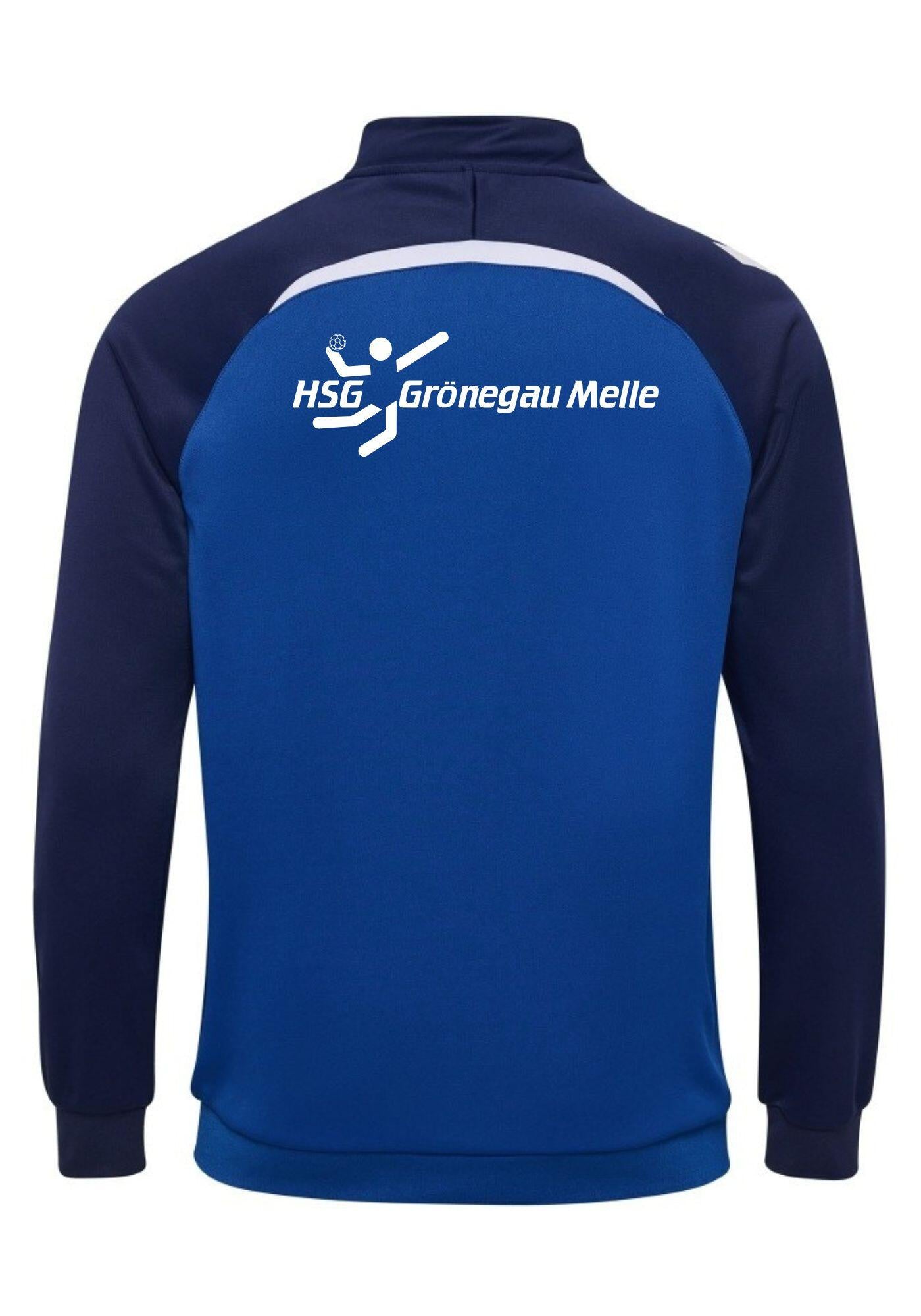 Unisex HSG Grönegau Melle Trainingsjacke - 8607 TRUE BLUE/MARINE - Blau