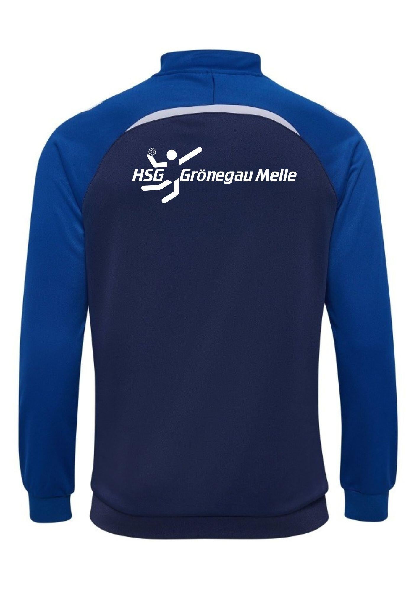 Unisex HSG Grönegau Melle Trainingsjacke - 7317 MARINE/TRUE BLUE - Blau