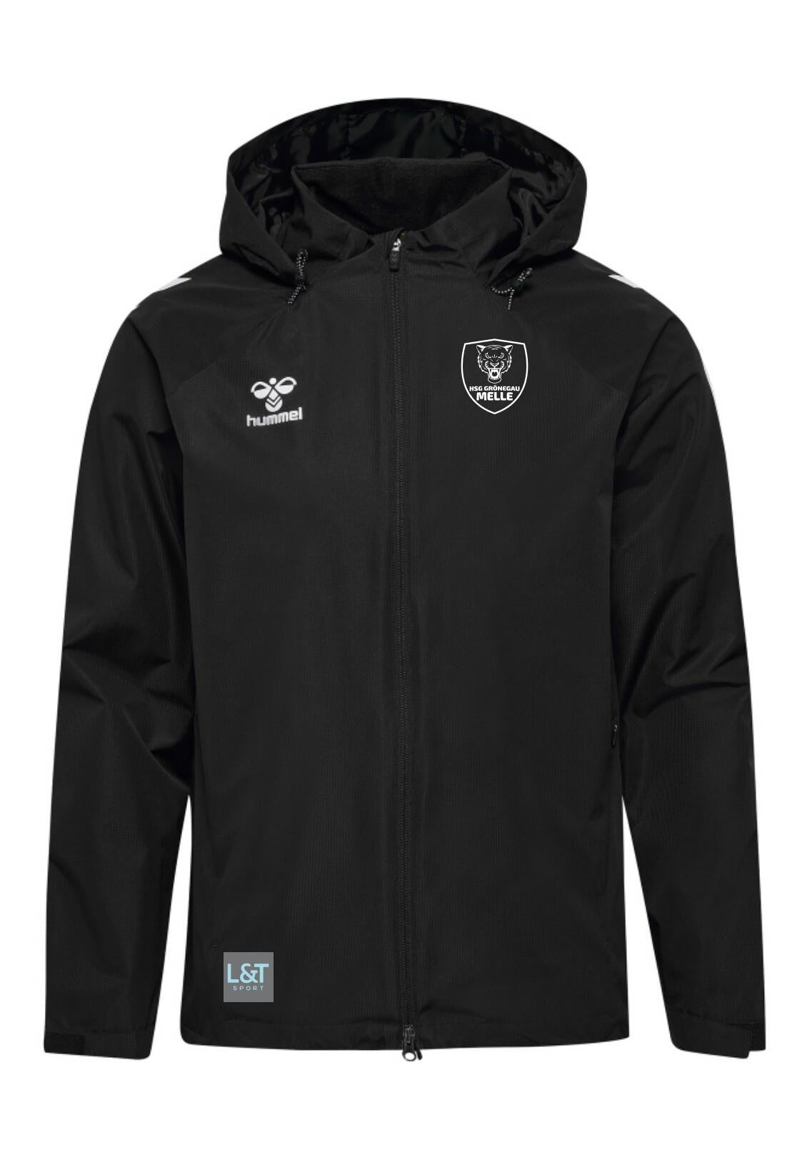 Kinder HSG Grönegau Melle Allwetterjacke - 2001 BLACK - Schwarz