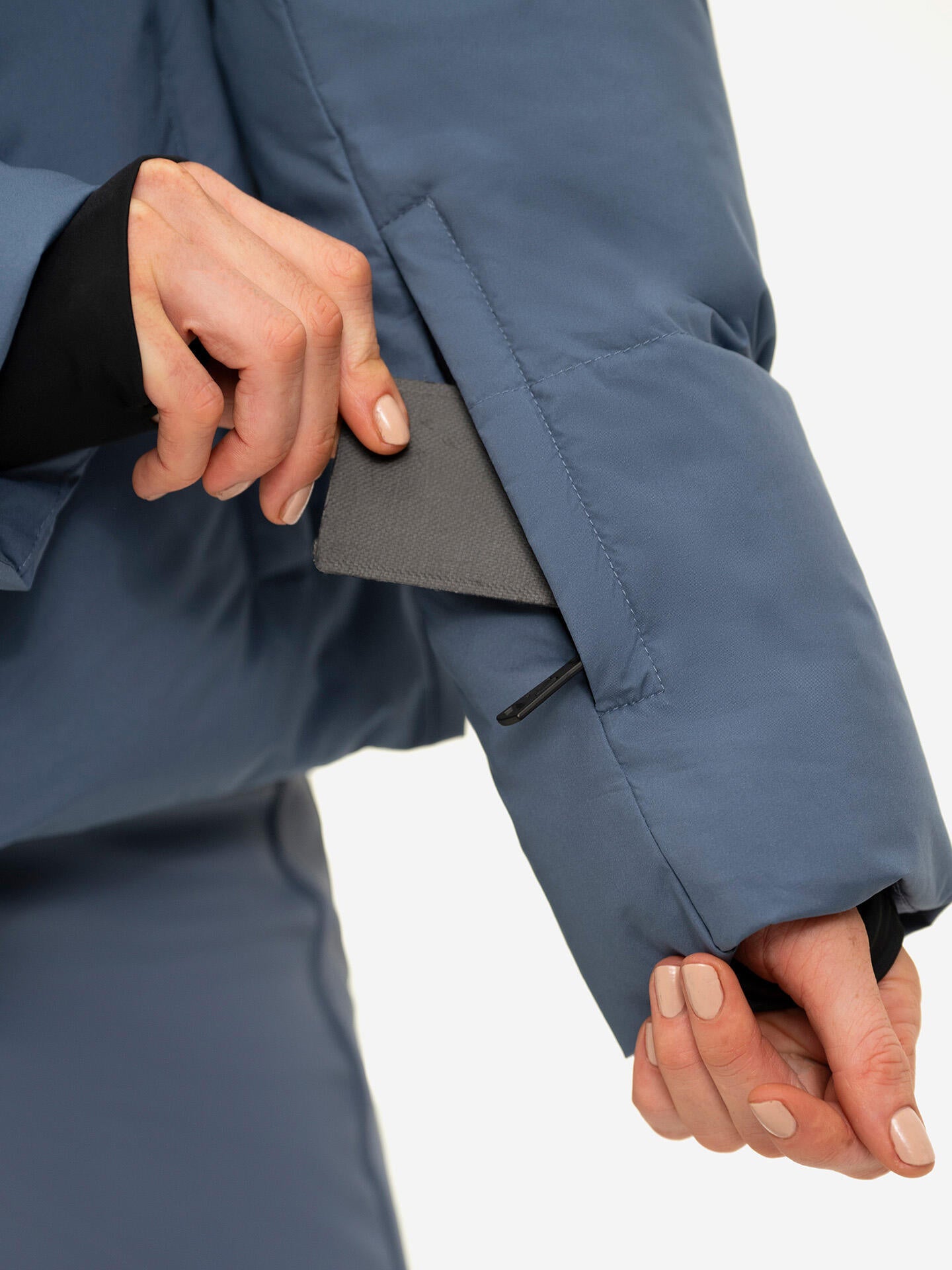 Ski-Jacke NASH - Dusty Blue - Blau