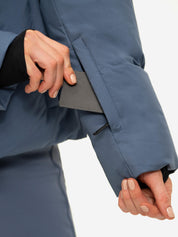 Ski-Jacke NASH - Dusty Blue - Blau