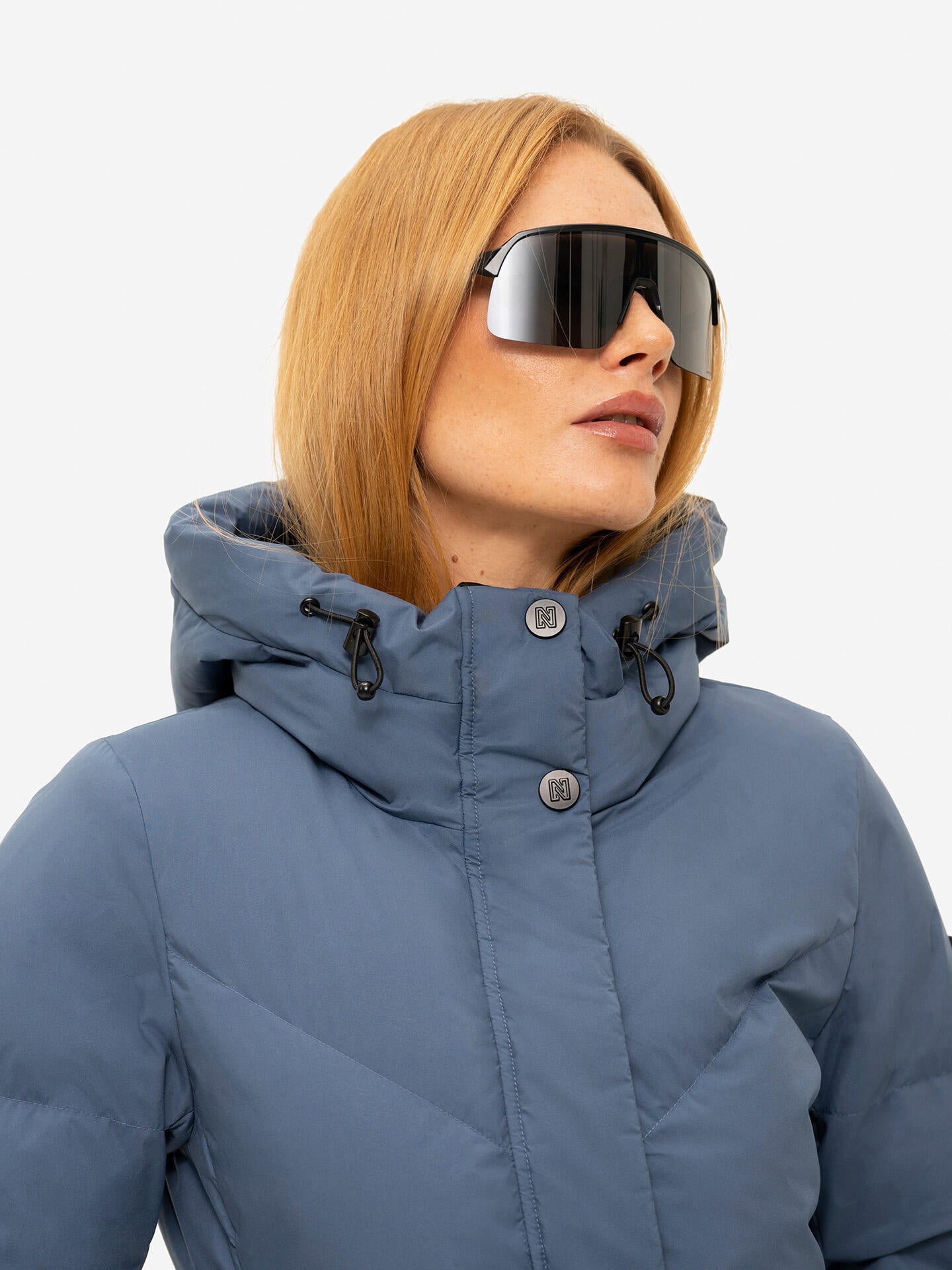 Ski-Jacke NASH - Dusty Blue - Blau