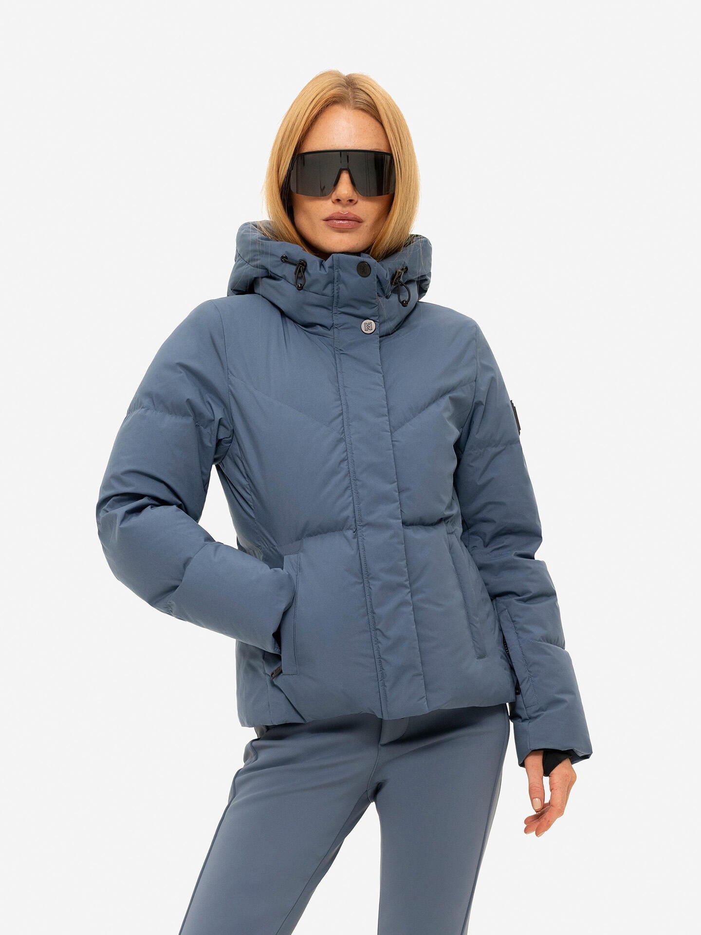 Ski-Jacke NASH - Dusty Blue - Blau