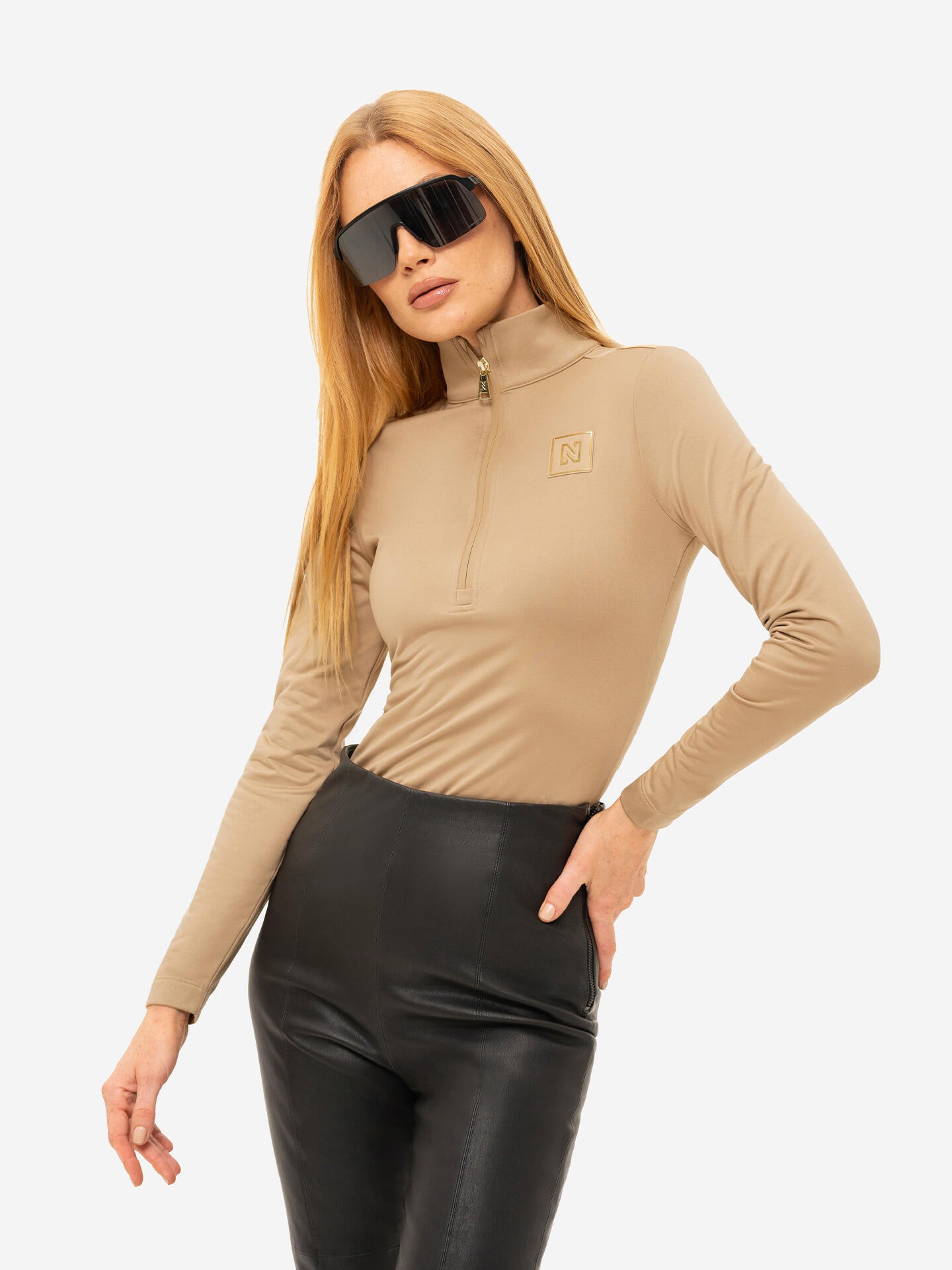 Ski-Pullover NANTES - 2549 Hummus - Beige