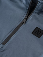 Ski-Pullover NANTES - 7678 Dusty Blue - Blau