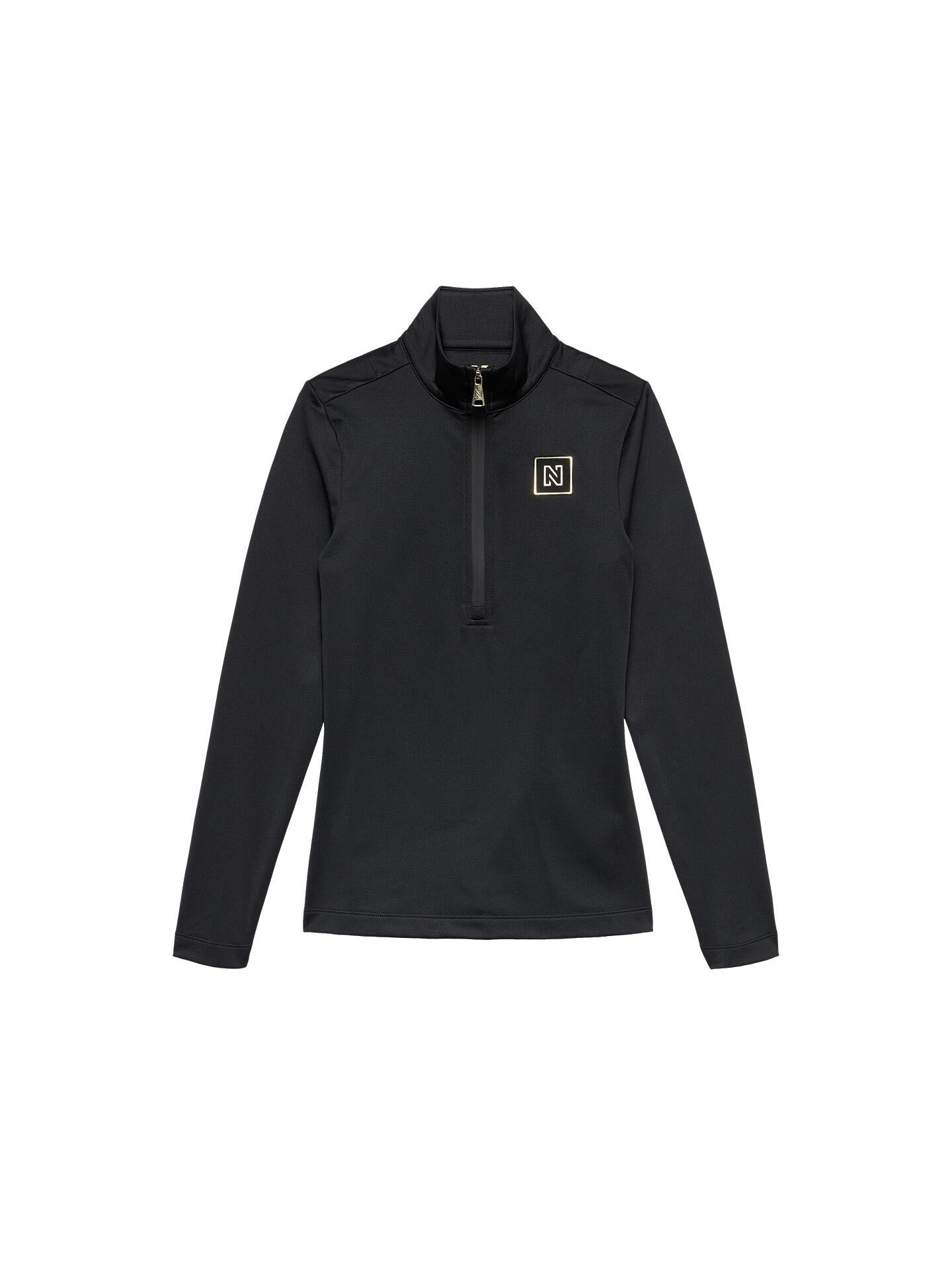 Ski-Pullover NANTES - 9000 Black - Schwarz