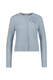 Strickjacke aus Wollmix - 121 Bleu - Blau