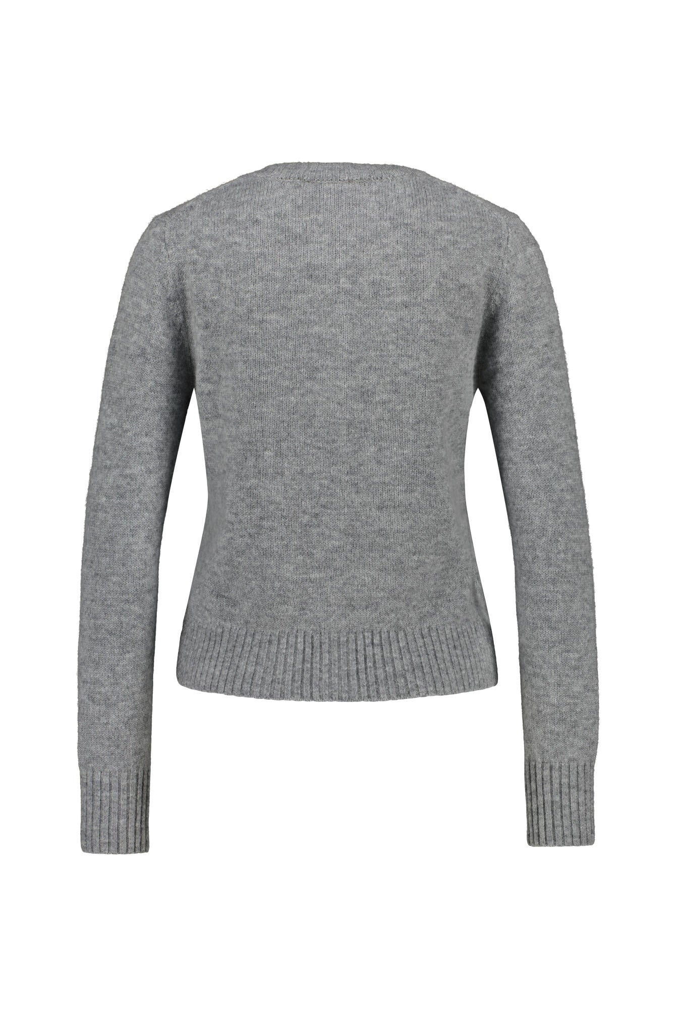 Strickjacke aus Wollmix - 105 Grey - Grau